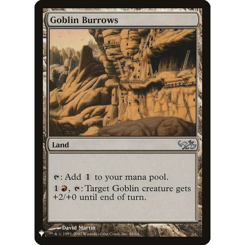 【北境卡牌】万智牌 精灵洞窟 GoblinBurrows MB1 英文平卡 银