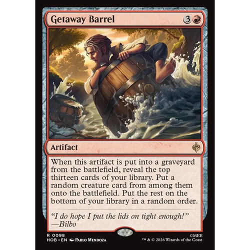 【北境卡牌】万智牌 出逃木桶 Getaway Barrel HOB 英文平/闪卡