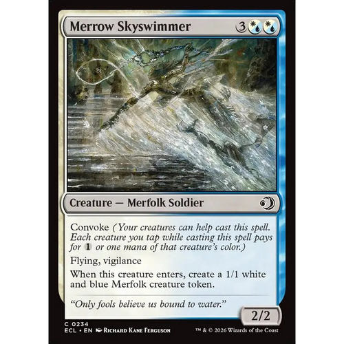 万智牌 ECL 空泳美洛 Merrow Skyswimmer 英文平/闪卡 铁