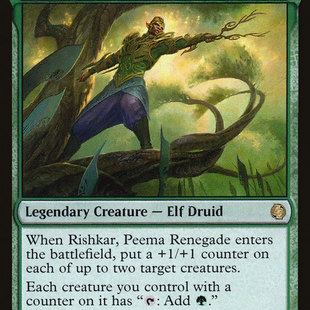 万智牌 皮默乱匠李什克 Rishkar, Peema Renegade JMP 英文平卡