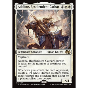 万智牌 华辉护教军艾德琳 J25Adeline, Resplendent Cathar英文平