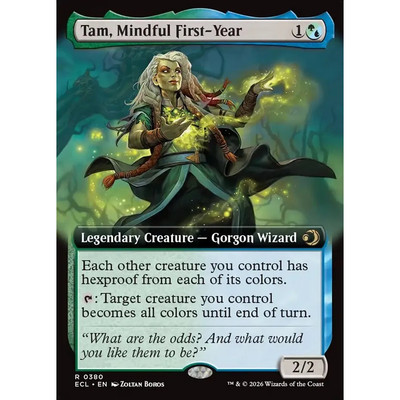 万智牌 ECL 洛温 警觉新生谭姆 Tam, Mindful First-Year英文扩画