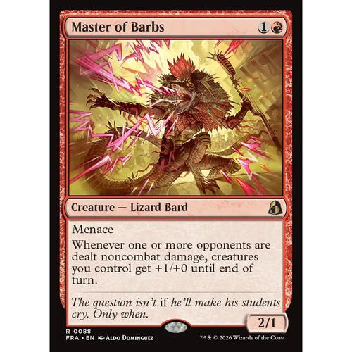 【北境卡牌】万智牌 倒刺烁师 Master of Barbs FRA 英文平/闪卡