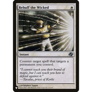 【北境卡牌】万智牌 拒斥恶行 Rebuff the Wicked LIST 英文平卡