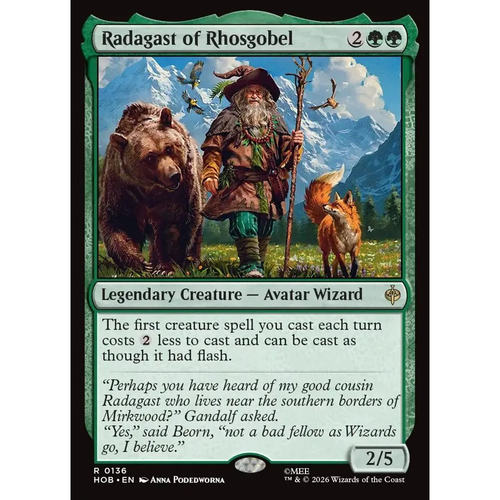 万智牌 罗斯戈贝尔的拉达加斯特 Radagast of Rhosgobel HOB 英文