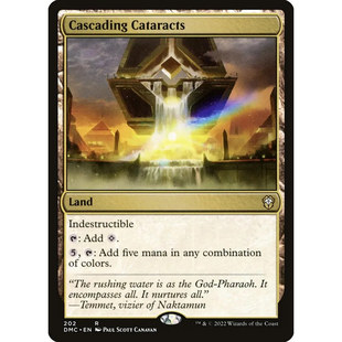 【北境卡牌】万智牌 飞流巨瀑 Cascading Cataracts DMC 英文平卡
