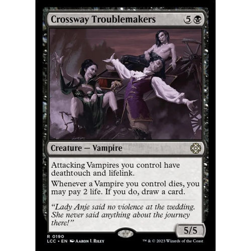 万智牌 大道惹祸徒 Crossway Troublemakers LCC 英文平卡 金