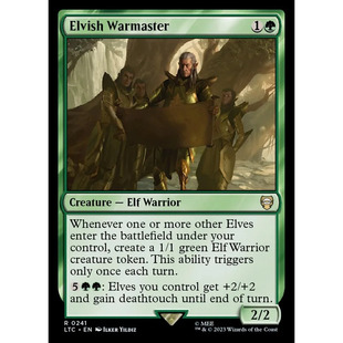 【北境卡牌】万智牌 善战妖精 Elvish Warmaster LTC 中/英文平卡