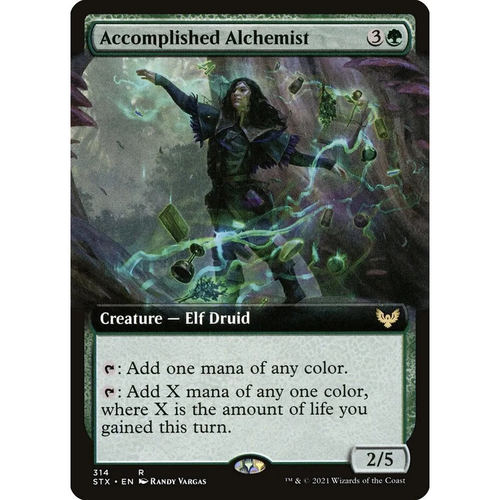 万智牌 高明炼金术士 Accomplished Alchemist STX 英/日文扩画金