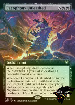 万智牌 CMM 指挥官大师 Cacophony Unleashed 英文扩画闪美印 金
