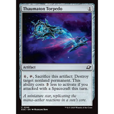【北境卡牌】万智牌 惊奇鱼雷 Thaumaton Torpedo EOE 英文 铁