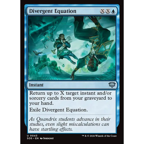 【北境卡牌】万智牌 等式发散 Divergent Equation SOS 英文平/闪