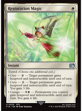 【北境卡牌】万智牌 恢复魔法 Restoration Magic FIN英文平/闪银