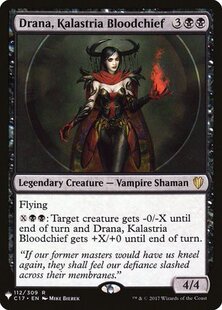 万智牌 卡列奇血侯哲娜 Drana, Kalastria Bloodchief MB1 英文平