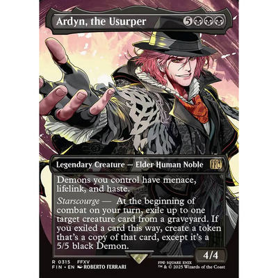 万智牌 篡位者亚丹 Ardyn, the Usurper FIN 英文异画平/闪卡 金