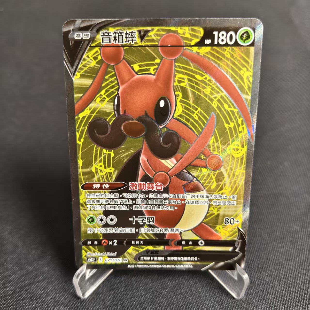 PTCG卡牌繁中音箱蟀VSR闪