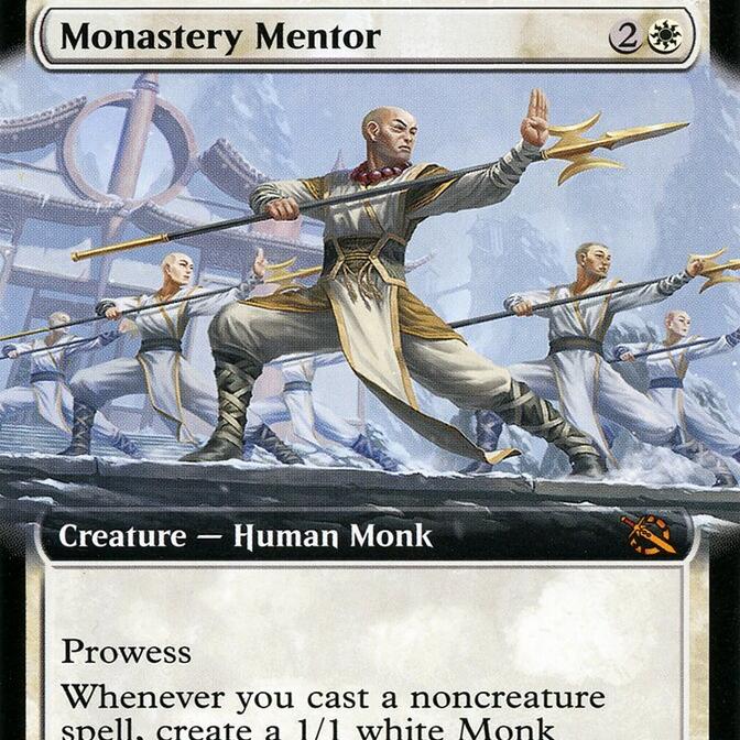 【北境卡牌】万智牌 MOM 寺院明师 Monastery Mentor 英文扩画平