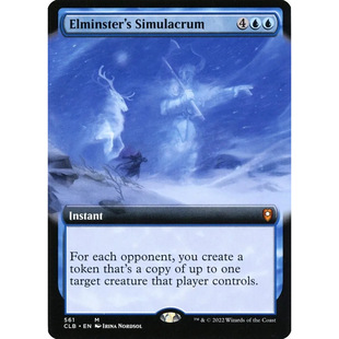 万智牌 伊尔明斯特的拟像术 Elminster's Simulacrum CLB 英文