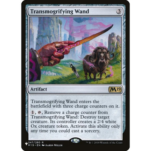 万智牌 突变法杖 Transmogrifying Wand LIST 英文平卡 金
