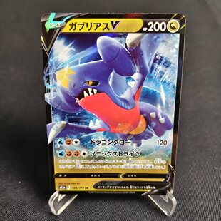 【北境卡牌】PTCG正版宝可梦 日版剑盾 S12a 烈咬陆鲨V RR闪 109