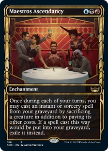 万智牌 绝艺盟霸权 Maestros Ascendancy 中/英文异画平/闪卡 金