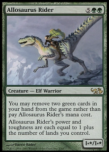 【北境卡牌】万智牌 异特龙骑兵Allosaurus Rider 英文 EVG对决