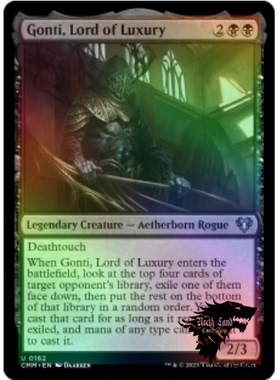 万智牌 奢华领主贡提Gonti, Lord of Luxury英文闪 CMM指挥官大师