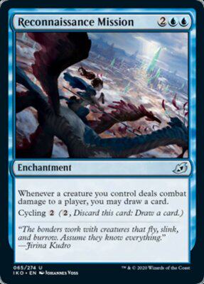 万智牌侦察任务IKO英文平卡银