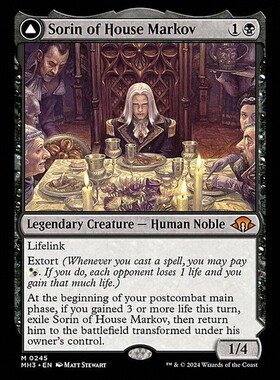 万智牌 MH3 马可夫家族的索霖 Sorin of House Markov 中/英文