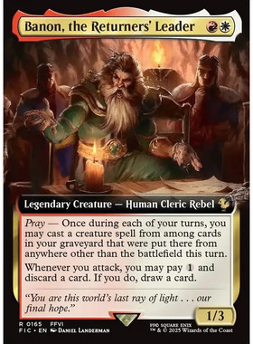 回归者领袖巴南 Banon,the Returners' Leader FIC 英文扩画平/闪