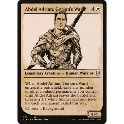 万智牌 葛力安养子阿波戴尔亚德恩 Abdel Adrian, Gorion's Ward
