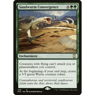 万智牌 沙丘亚龙巢群 Sandwurm Convergence NCC 英文平卡 金