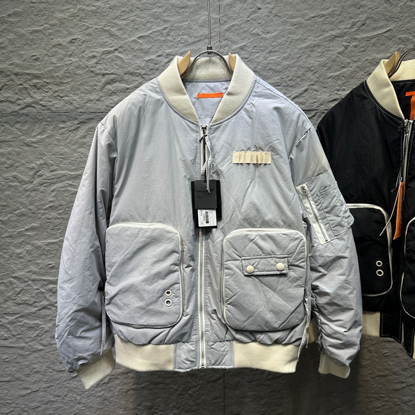 3折福利90%白鸭绒设计师潮牌高级感棒球服短款帅气羽绒服夹克外套