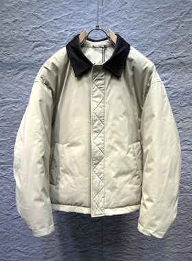 专柜优质90白鸭绒新款男士绒面翻领轻熟羽绒服外套冬季新品夹克