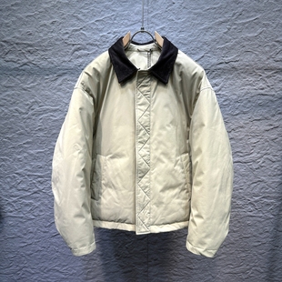 新品 绒面翻领轻熟羽绒服外套冬季 夹克 男士 专柜优质90白鸭绒新款