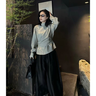 COLINE CONCISE 2026早春新品衬衣小众高级女设计师