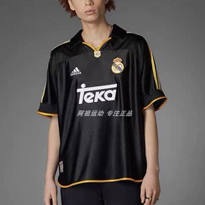 ADIDAS阿迪达斯正品REAL MADRID 99/00AWAY皇马足球衣短袖JW1992