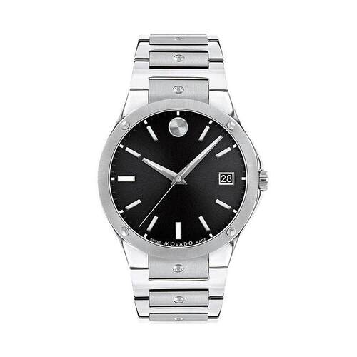 海外代购Movado/摩凡陀男士手表欧美腕表日历显示夜光指针