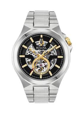 海外代购BULOVA/宝路华男士手表欧美腕表自动上链夜光指针