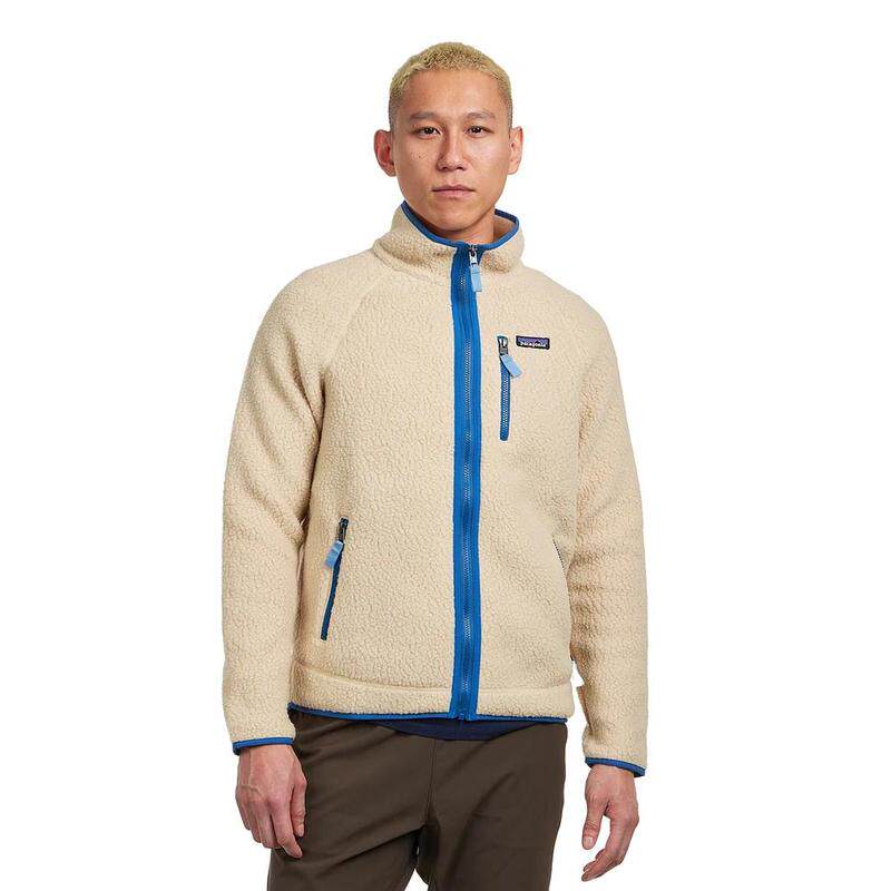 代购PATAGONIA男士抓绒衣保暖防风透气Fleece Jacken立领长袖
