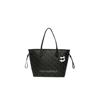 代购Karl Lagerfeld女士托特包大容量可手提可斜挎日常携带黑色