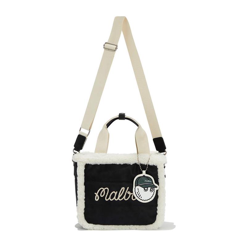 代购Malbon女士托特包可调节肩带双提手设计配饰挂件日常携带