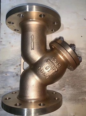 船用铸铁铸钢青铜Y型过滤器JIS F7220 CB3251-85青铜法兰式过滤器