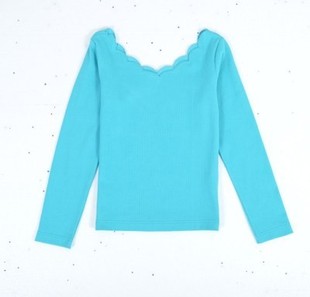 2025秋外贸日单纯棉螺纹女士打底衫 赔钱清仓7元