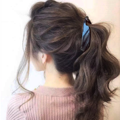 简约香蕉夹亚克力发夹女后脑勺