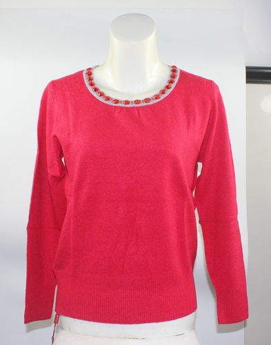 羊毛衫中老年圆领妈妈装