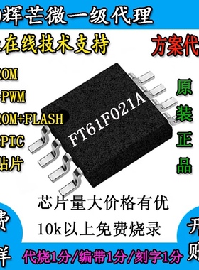 FT61F021A稳压电源辉芒微FLASH国产芯片Afmd/富美达PWM内EEPROM