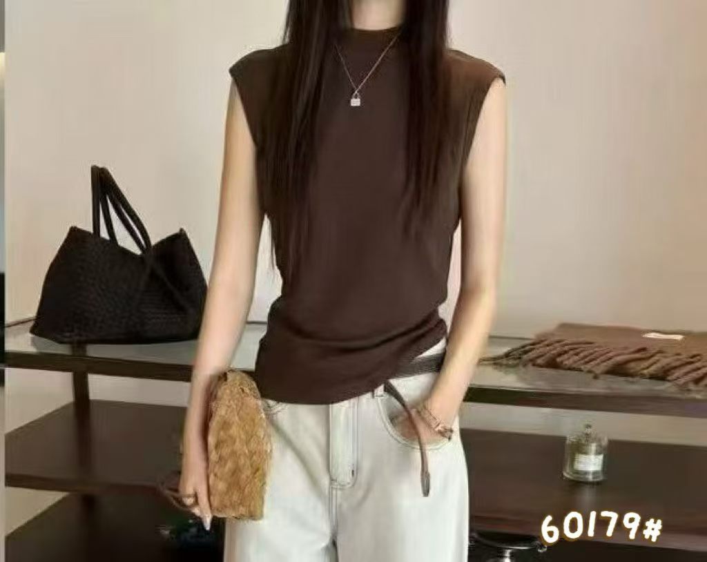 欧洲站2026秋季新韩版时尚圆领宽松显瘦百搭纯色贴标短袖T恤女