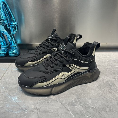 爱循环冬季新款加绒保暖运动鞋