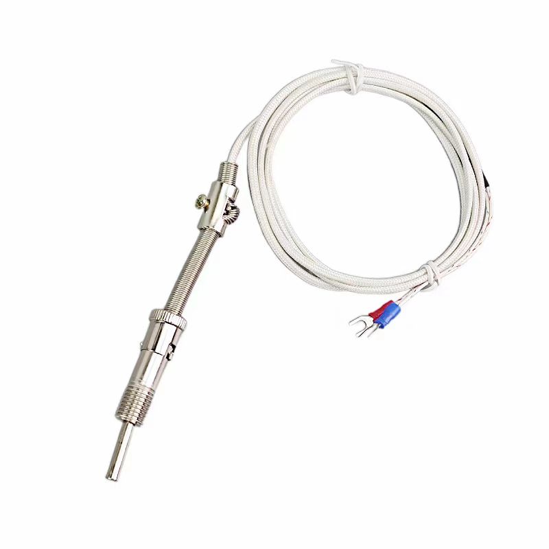 压簧式热电偶e型3米温度0-600
